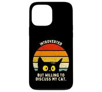 Chat maladroit Humour introverti drôle de Chat Coque pour iPhone 13 Pro Max