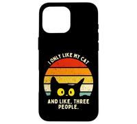 Chat maladroit Humour introverti drôle de Chat Coque pour iPhone 16 Pro Max