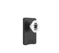 Chat maléfique avec What? Humour Sarcastique pour Bureau PopSockets PopWallet pour MagSafe