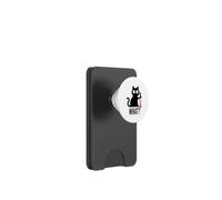Chat maléfique avec What? Humour Sarcastique pour Bureau PopSockets PopWallet pour MagSafe