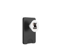 Chat maléfique avec What? Humour Sarcastique pour Les Amoureux des Animaux PopSockets PopWallet pour MagSafe