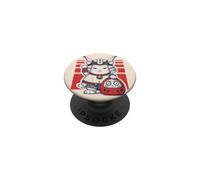 Chat Maneki Neko Samouraï Lucky Daruma Culture Japonaise PopSockets PopGrip Adhésif