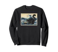 Chat Mangeant des Ramen Ramen Japonais Chat Japon Anime Cat Sweatshirt