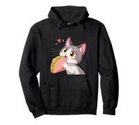 Chat Mangeant Un Taco Sweat à Capuche