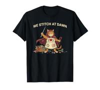 Chat matelassé à Coudre Amusant T-Shirt
