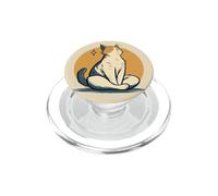 Chat méditant pour Les Amoureux des Chats, Les propriétaires de Chats PopSockets PopGrip pour MagSafe