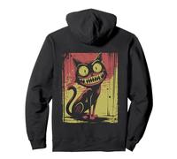 Chat menaçant Chat Uneasy Chat Terrible Chaton menaçant Sweat à Capuche