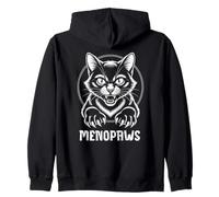 Chat ménopause drôle pour Femmes ménopausées Sweat à Capuche