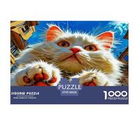 Chat Mignon Absolument Éblouissant Puzzle De 1000 Pièces : pour Toute La Famille, Un Jeu Qui Combine Amusement, Apprentissage Et Liens Affectifs.