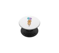 Chat Mignon accroché sur Un Ballon PopSockets PopGrip Adhésif