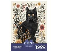 Chat Mignon Animaux 1000 Pièces Puzzles Adultes Jeux Éducatifs Jeu De Défi Familial Cadeaux d'anniversaire pour Noël Décoration Intérieure Relaxation Et Sagesse 38x26cm/1000pcs