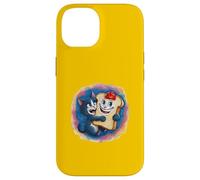 Chat mignon câlin confiture toast drôle petit déjeuner Coque pour iPhone 14