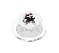 Chat Mignon Chantant karaoké Musicien PopSockets PopGrip pour MagSafe