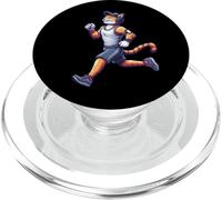 Chat Mignon Course Marathon Jogging Design Sportif PopSockets PopGrip pour MagSafe