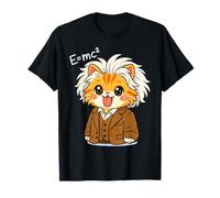 Chat Mignon E = MC2 Drôle Science Math Physique Equations Enfants T-Shirt