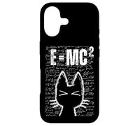 Chat Mignon E = MC2 Drôle Science Math Physique Équations Étudiant Coque pour iPhone 17