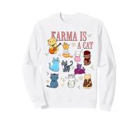 Chat Mignon et drôle Amoureux du Chat est Karma Sweatshirt
