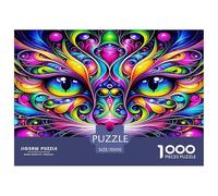 Chat Mignon Jigsaw Puzzle 1000 Pièce Adapter Les Adultes Ou Les Familles Ensemble Puzzles Difficiles Cadeaux pour Adultes 100% Carton Recyclé Puzzle Décoratif 70x50cm/1000pcs