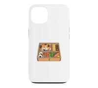 Chat Mignon Kawaii Bento Boîte Japonais Coque pour iPhone 13