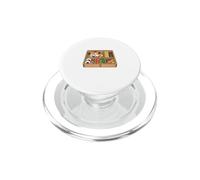Chat Mignon Kawaii Bento Boîte Japonais PopSockets PopGrip pour MagSafe