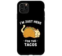 Chat mignon Kawaii I'm Just Here For The Tacos Coque pour iPhone 11 Pro Max