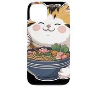 Chat Mignon Mange Ramen Kawaii Anime Japonais Cat Lovers Coque pour iPhone 13