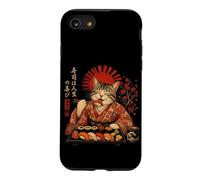 Chat Mignon Mangeant des sushis - Le Sushi est la Joie de la Vie Coque pour iPhone SE (2020) / 7/8