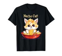 Chat Mignon Mangeant Un Nachos. versets de Chat Nachos T-Shirt