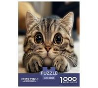 Chat Mignon Puzzle 1000 Pièces Educa Jouet en Bois Divertissement Créatif Décoration Intérieure Jeu Éduchatif Challenge Toy Adultes Et Enfants À Partir De 14 Ans 38x26cm/1000pcs