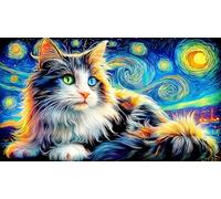 Chat Mignon Puzzle 1000 pièces en Papier recyclé - Activité Familiale & Cadeau Amusant Idée Cadeau Parfaite pour Adultes 38x26/1000pcs