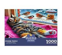 Chat Mignon Puzzle De 1000 Pièces : Améliorez La Perception Visuelle chez Les Personnes De Tout Âge Absolument Éblouissant.