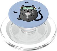 Chat Monstre Frankenstein d'halloween PopSockets PopGrip pour MagSafe
