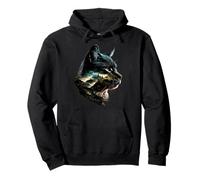 Chat Motif Art Cat Design Chat Domestique J'aime Les Chats Sweat à Capuche