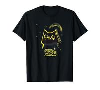 Chat Musical Chat Noir étoiles Saga Sabre Laser T-Shirt