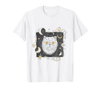Chat Mystique céleste Signe du Zodiaque Graphique Espace Art T-Shirt
