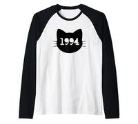Chat né en 1994 Ans Anniversaire Maman de chat Papa de chat Manche Raglan