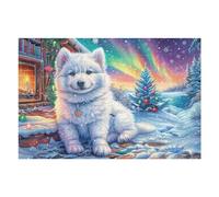 Chat Neige Blanche Puzzles 1000 Pièces pour Adultes Educa Vision Décoration Intérieure Artistique Challenge Difficile Relaxation Famille 1000 PCS