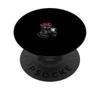 Chat Noir Amusant Sorry I Am Late My Cat Was Sitting on Me PopSockets PopGrip Adhésif