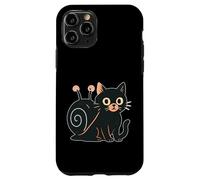 Chat Noir avec Coquille d'escargot Coque pour iPhone 11 Pro