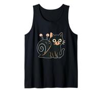 Chat Noir avec Coquille d'escargot Débardeur