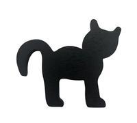 Chat Noir D'Halloween En Bois | Décor D'Halloween À Thème De Chat | Halloween Tablet Block Sign Wooden Black Cats Table Table Centres Decor Pour Bureau, Cheminée Mantelle, Affichage De La Bibl