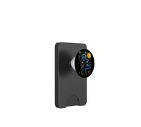 Chat Noir drôle Nuit étoilée Van Gogh Moon Art Mom Dad Meow PopSockets PopWallet pour MagSafe