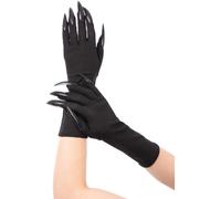 Chat Noir Gants Avec Griffes Adultes Halloween Pince Déguisement Acces