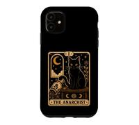 Chat Noir Halloween Le Tarot anarchiste Gothique sorcière Art Coque pour iPhone 11