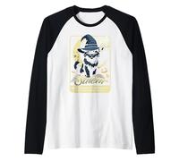Chat Noir Halloween Salem Club de Lecture Sorcière Vintage Manche Raglan