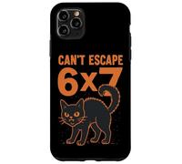 Chat Noir hanté drôle Mème mathématique 15,2 x 17,8 cm Halloween Blague d'algèbre Coque pour iPhone 11 Pro Max