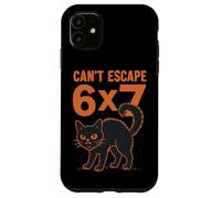 Chat Noir hanté drôle Mème mathématique 15,2 x 17,8 cm Halloween Blague d'algèbre Coque pour iPhone 11