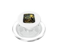 Chat Noir inspiré de Van Gogh - Motif Chat étoilé PopSockets PopGrip pour MagSafe
