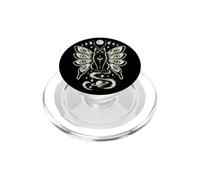 Chat Noir Lunaire Halloween Papillon sorcière Occulte Femme céleste PopSockets PopGrip pour MagSafe