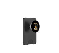 Chat noir mignon tricot Don't Talk PopSockets PopWallet pour MagSafe